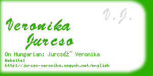 veronika jurcso business card